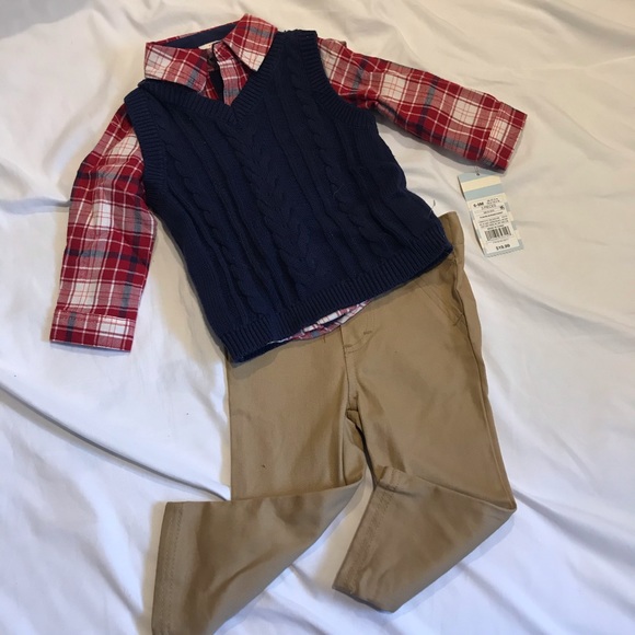 Cat & Jack Other - Cat & Jack Sweater and Khaki Outfit NWT